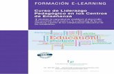FORMACIÓN E-LEARNING - … · Directores y miembros de los equipos de gestión de centros educativos públicos y privados de enseñanza reglada y no reglada así como a …