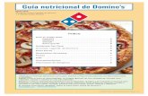 Guía nutricional de Domino’s · Handmade Pan Pizza Consulta la pág. 6 para obtener más detalles sobre información nutritiva de la pizza con masa pan casera. ... Masa sin gluten