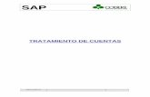 Tratamiento de cuentas de mayor - extranet.codere.com · SAP 1. VISUALIZACIÓN DE SALDOS Se accede siguiendo el siguiente camino en el menú funcional: Finanzas/ Libro mayor/ Cuenta