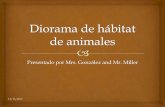 Presentado por Mrs. González and Mr. Miller€¦Rubrica de Calificación/ Criteria Chart 4 3 2 1 Terminación El diorama es completo e incluye un fondo, características de la tierra,