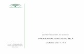 PROGRAMACIÓN DIDÁCTICA CURSO 2011/12€¦ · procedimientos de evaluaciÓn y criterios de calificaciÓn .....19 13. contenidos ...