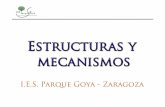 Fuerza - IES Parque Goyaiesparquegoya.es/files/tecnologia/estructuras/2eso... · 2010-12-08 · en triángulos resistente a los esfuerzos. F Partimos de una estructura inestable.