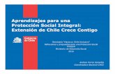 Aprendizajes para una Protección Social Integral ... Torres... · Extensión de Chile Crece Contigo ... generando condiciones de mayor igualdad y oportunidades de progreso. ... De