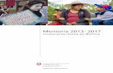 Memoria 2013- 2017 - formaciontecnicabolivia.org · 5.6 Proyecto de Servicios de Desarrollo Económico Rural ... mente se encuentran datos sobre el portafolio de proyectos concretados