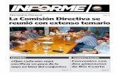 Secretaría General La Comisión Directiva se reunió con ... · lizados en el Complejo Polideportivo «Cro. ... Boca Juniors - Crucero del Norte ... namiento deportivo es de $ 450,