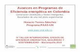 Avances en Programas de Eficiencia energética en …guayacan.uninorte.edu.co/divisiones/Ingenierias/IDS/upload/File... · conexión y operación al SDL – Requerimientos de tensión