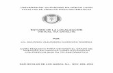 UNIVERSIDAD AUTONOMA DE NUEVO LEON …eprints.uanl.mx/2465/1/1080224407.pdf · FACULTAD DE CIENCIAS FISICO MATEMATICAS ... Glosario . ... utilidad en aplicaciones discretas como confeccionar