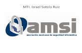 MTI. Israel Sotelo Ruiz - isaca.org · • Conozco la madurez de la seguridad de la información de mi empresa en base a las ... los administradores que gestionan su operacion en