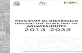 PROGRAMA DE DESARROLLO URBANO DEL MUNICIPIO DE ...implanags.gob.mx/files/programas/ProgramaDesarrolloUrbano/PDU.pdf · PROGRAMA DE DESARROLLO URBANO DEL MUNICIPIO DE AGUASCALIENTES