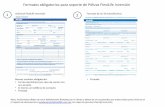 Formatos obligatorios para soporte de Pólizas FlexiLife ...bessonseguros.com/mercados/archivos/ar/Guía de formatos para... · • Firmada con leyenda “Recibí póliza y NIP”
