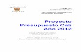 Proyecto Presupuesto Cali Año 2012 - Sistema de …cdim.esap.edu.co/BancoMedios/Documentos PDF/calivalledelcaucap2… · GENERAL DE RENTAS Y RECURSOS DE CAPITAL Y APROPIACIONES PARA