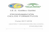 I.E.S. Galileo Galilei PROGRAMACIÓN CICLOS …iesgalileocordoba.es/wp-content/uploads/2017/11/... · sistema educativo en la Comunidad Autónoma de Andalucía. ... de vivero el germen