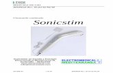 Sonicstim - tenscare.co.uk Stim Español... · •Prohibido posicionar los electrodos sobre senos carotideos, carótida, genitales. •Está prohibido colocar los electrodos cerca