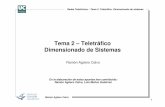 Tema 2 – Teletráfico Dimensionado de Sistemas · Procesos de nacimiento y muerte: teoría de colas Dimensionado de sistemas. 3 Ramón Agüero Calvo Redes Telefónicas – Tema