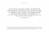 La colegiata de Cangas del Narcea - Portada | Tous pa … · 2017-04-03 · Del Renacimiento a la actualidad, «Enciclopedia Temática de ... LA IGLESIA VIEJA DE LA MAGDALENA No fue