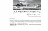 La actividad empresarial peruana en el proceso de ...2008/art_003.pdf · Diagrama 2. Grandes fuerzas que se impulsan en el proceso de globalización. Aranaga: la actividad empresarial