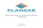 Plano Nacional de Saneamento Básico - PLANSAB · Plansab Plano Nacional de Saneamento Básico - PNSB PLC Projeto de Lei da Câmara PLS Projeto de Lei do Senado PMRS Plano Municipal
