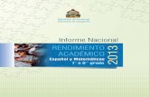 Español y Matemáticas 1 a 9 grado - air.org Nacional 2013.pdf · 1 a 9 gradoro no 2013 Español y Matemáticas ... El 2013 fue el segundo año consecutivo en que la ... los resultados