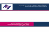 INSTITUTO NACIONAL DE SALUD PÚBLICA - Sitio Web del …€¦ · Instituto Mexicano del Seguro Social (IMSS) ... y hospitales con medicina familiar con atención ... en las cuales