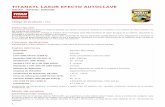 TITANXYL LASUR EFECTO AUTOCLAVE - index · …ficheros.industriastitan.es/titan/FICHAS TECNICAS/04Q... · 2018-07-16 · 1 TITANXYL LASUR EFECTO AUTOCLAVE Interior - Exterior. Satinado