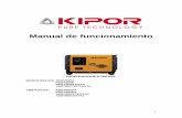 Manual de funcionamiento - Inicio | Tienda Oficial …kipor.es/uploads/_productos_kipor/id37/MANUAL_KDE7000.pdf2 Wuxi KIPOR Power Co., Ltd. PRÓLOGO Gracias por comprar generadores