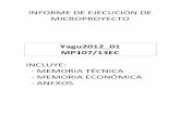 INFORME DE EJECUCIÓN DE MICROPROYECTOmicroproyectos.s3.amazonaws.com/sync2/Yagu2012_01_MP107_13EC.pdf · El presente proyecto de implementación de un Centro de acopio para pequeños