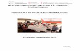 PROGRAMA DE PROYECTOS PRODUCTIVOS - …cedis.sonora.gob.mx/images/contenidos/Program-Proy-Prod2017.pdf · 3 PROGRAMA DE PROYECTOS PRODUCTIVOS INTRODUCCIÓN. De conformidad con el