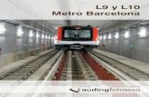 L9 y L10 Metro Barcelona - audingintraesa.com€¦ · • Diseño, supervisión de Pozos: ... * Interpretación de ensayos/laborato-rio ... • Diseño y realización de pruebas ver-