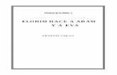 ELOHIM HACE A ADAM Y A EVA - sendaantigua.net 02.pdf · "Entonces Yahwéh Elohim hizo caer sueño profundo sobre Adán, y mientras éste dormía, tomó una de sus _____ y cerró la