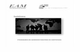 ESCUELA DE ADMINISTRACIÓN Y MERCADOTECNIA … admon.pdf · actividades de investigación que, organizados en sublíneas (bien sea por afinidades temáticas o ... que promueve un