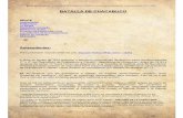 BATALLA DE CHACABUCO - … · Batalla de Chacabuco - El Regimiento de Granaderos a Caballo en tiempos de la emancipación hispanoamericana 1812 - 1826 2 De igual manera, el Regimiento