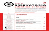 Colombiano de Energía - cid.unal.edu.co · Boletín del El Observatorio Colombiano de Energía (OCE) hace parte del Centro de Investigaciones para el ... Energía y Protección del