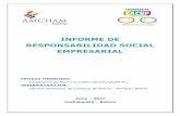 INFORME DE RESPONSABILIDAD SOCIAL … · Licencia de Funcionamiento: ASFI Nº034/2016 (19/01/2016) Departamento / Provincia: ... AMCHAM – BOLIVIA . COOPERATIVA DE AHORRO Y CRÉDITO