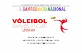 REGLAMENTO BASES GENERALES Y ESPECÍFICAS · JUEGO FINAL (Play Off): Lo realiza el IPD Nacional de Lima en coordinación con los IPD Regionales de los dos equipos finalistas, partidos