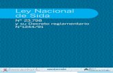 Ley Nacional de Sida - Ministerio de Salud | … · Presidenta de la Nación Dra. Cristina Fernández de Kirchner Ministro de Salud Dr. Juan Luis Manzur Secretario de Promoción y