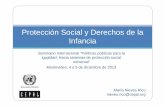 Protección Social y Derechos de la Infancia - … · Seminario Internacional “Políticas públicas para la Protección Social y Derechos de la ... (CEPAL), sobre la base de tabulaciones
