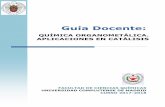 QUÍMICA ORGANOMETÁLICA. APLICACIONES EN …quimicas.ucm.es/data/cont/media/www/pag-100675/curso 2017... · 2017-07-18 · Elucidación espectroscópica de sistemas metal-alilo.