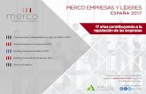 Presentación de PowerPoint - marketing.eae.esmarketing.eae.es/Docs/Merco_Empresas_EAE_2017.pdf · reputación corporativa en España, exceptuando la suya MERCO CONSUMO La población