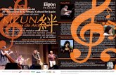 20ª Aniversario de La Semana Cultural Del Japón KIZUNA Cultural 2011/AHONDA... · cantantes VOCA (Voces en Caracas), ... impartió clases de música a los hondureños. Del 2008