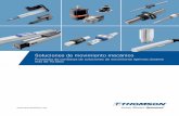 Soluciones de movimiento mecánico - thomsonlinear.com · tecnología Glide Screw™, pendiente de patente, ... • Fácil y rápido de instalar, ¡y sin mantenimiento! • Reducción