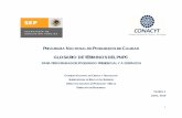 GLOSARIO DE TÉRMINOS DEL PNPC - uv.mx · Este documento es el resultado del trabajo de la Dirección de Posgrado para la elaboración de un Glosario de Términos del Programa Nacional