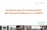 Acciones para la Conservación del Manatí Antillano en … IAquino_ICF_Hon.pdf · Monitorear las amenazas actuales y ver si van cambiando de acuerdo a los esfuerzos ... Calidad del