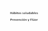 Hábitos saludables Prevención y Flúor - medellin.gov.co · LA FLUOROSIS DENTAL en su forma leve, se manifiesta con defectos en la ... OPCIONES DE TRATAMIENTO PARA LA FLUOROSIS