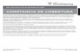 CONSTANCIA DE COBERTURA - Cigna Health … · CONSTANCIA DE COBERTURA ... Social, Medicaid (el programa estatal de seguros de salud para personas con bajos ingresos), ... ejemplo,