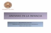 ANEMIAS EN LA INFANCIA - campus.usal.escampus.usal.es/~ogyp/Clases teoricas 2013 2014/Licenciatura 5... · - Protoporfirina libre eritrocitaria - Receptor soluble de la transferrina