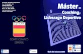 master EN COACHING 2015 Maquetación 1 - …incoade.com/wp-content/themes/incoade/pdfs/master.pdf · que deseen crecer y evolucionar descubriendo las claves y el impacto ... asistencia