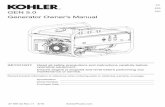 GEN 5.0 FRC - Kohler Co.resources.kohler.com/power/kohler/portable/pdf/37_590_02.pdf · / No conecte el generador al sistema eléctrico de un edificio a menos que use un aislamiento