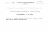 ADMINISTRACIÓN PORTUARIA INTEGRAL DE MANZANILLO, S.A. DE …€¦ · 4.B.2 FORMATO DE ACREDITACIÓN ... 4.B.4 CARTA COMPROMISO DE LA ... lacustres y fluviales para servidores públicos
