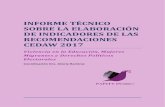 INFORME TÉCNICO SOBRE LA ELABORACIÓN DE …catedraunescodh.unam.mx/catedra/Papiit2017/Informe_Tecnico_Indic... · 9 a 27 de julio de 20121 27. ... Recomendación CEDAW Indicador