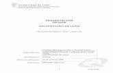 PRESENTACIÓN MP2008 UNIVERSIDAD DE LEÓNcentros.unileon.es/biologia/files/2011/04/audit-REDUCIDO.pdf · fin de mejorar la redacción, descripción, completar algunos aspectos de